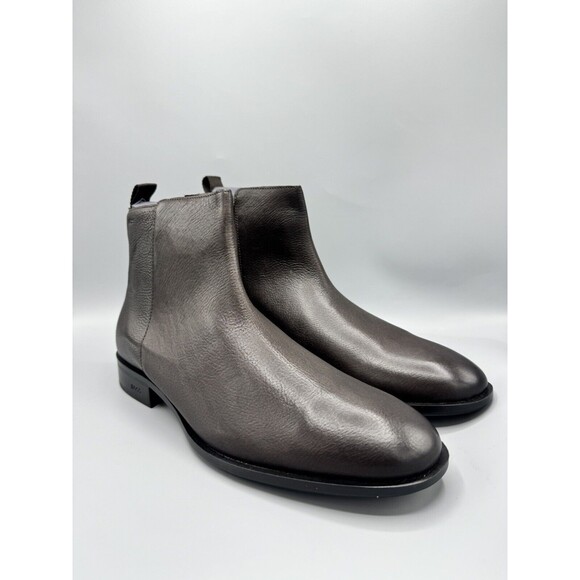 Hugo Boss BOSS by Hugo Boss Men\'s Colby Zip Boots, Dark Brown, Size 9 main image 7